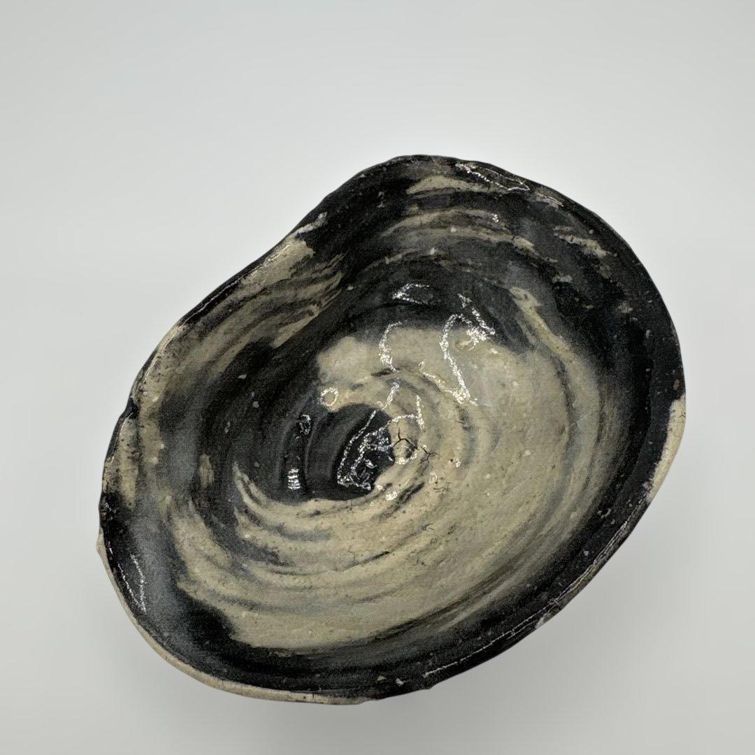 四代 真清水蔵六 刷毛目 酒盃