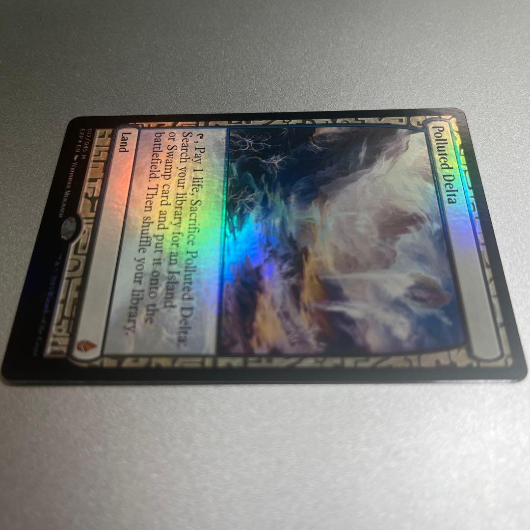 ④MTG foil 《汚染された三角州/Polluted Delta》[EXP