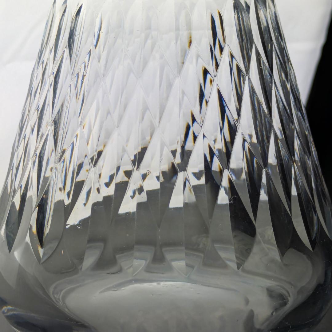 バカラ アルマニャック ダイヤカット デキャンタ 仏ヴィンテージ 刻印