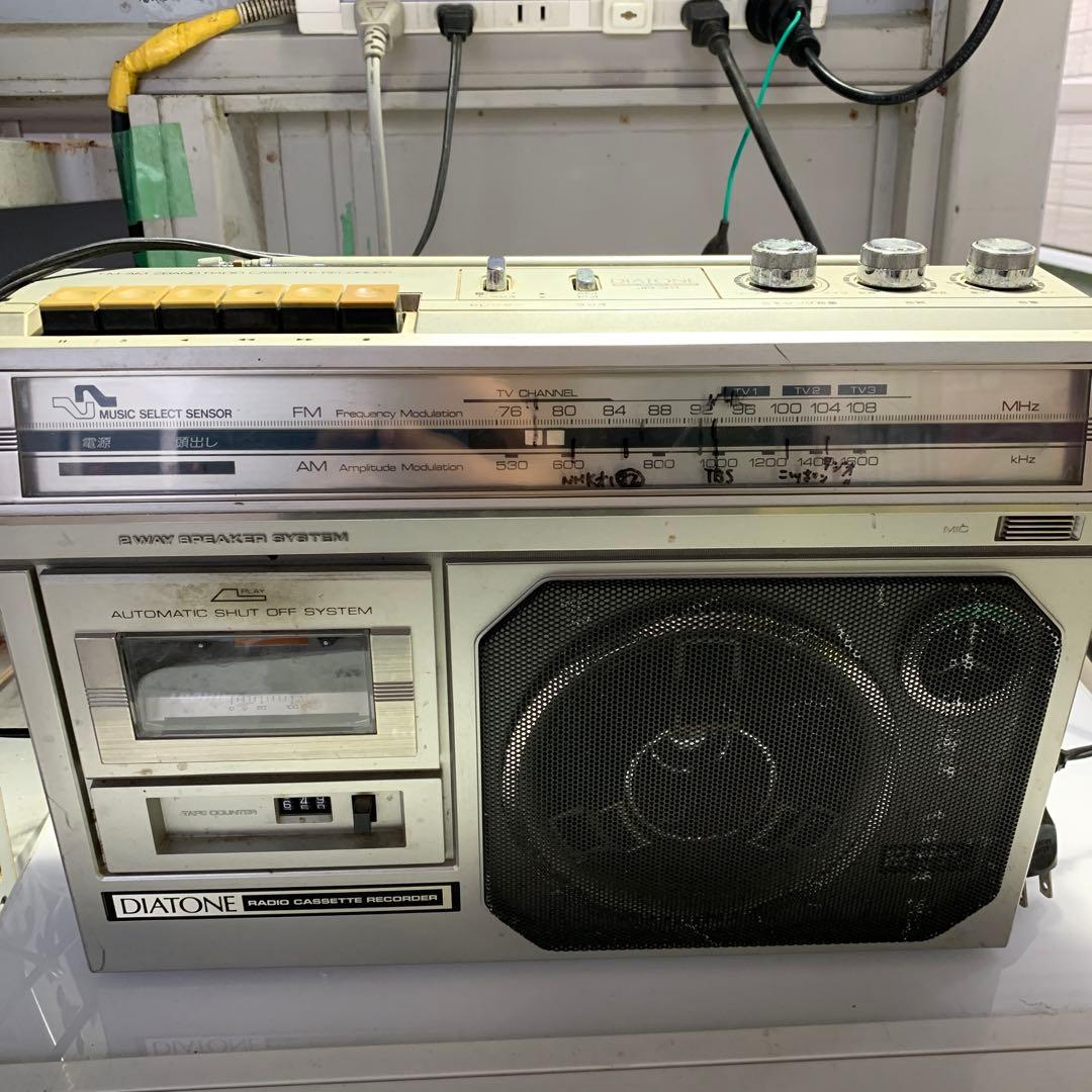 DIATONE ラジカセ FM/AMカセットデッキ JR-311 - メルカリ