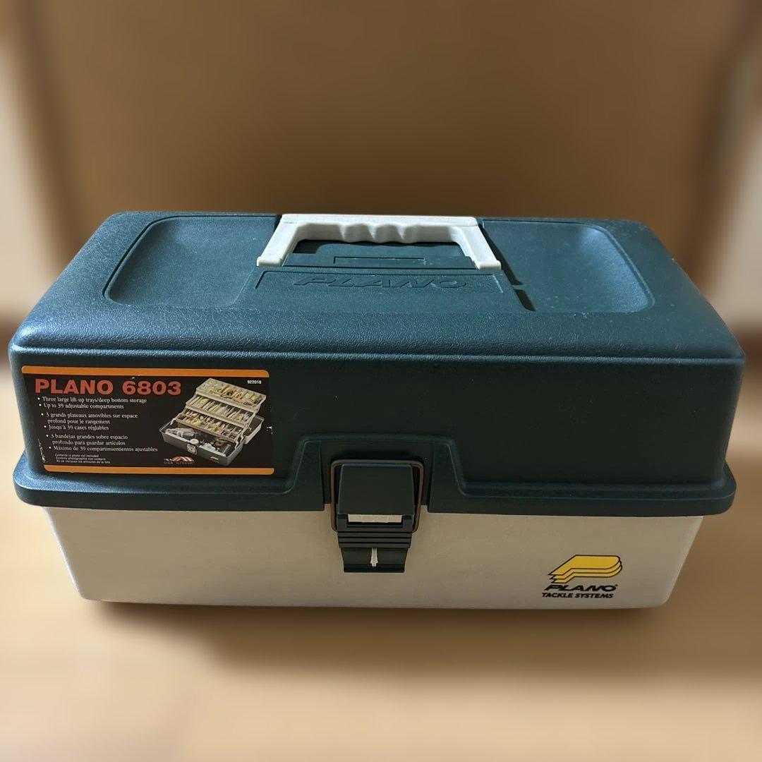 PLANO 6803 オールド タックルボックス ルアー ワーム 小物 プラノ