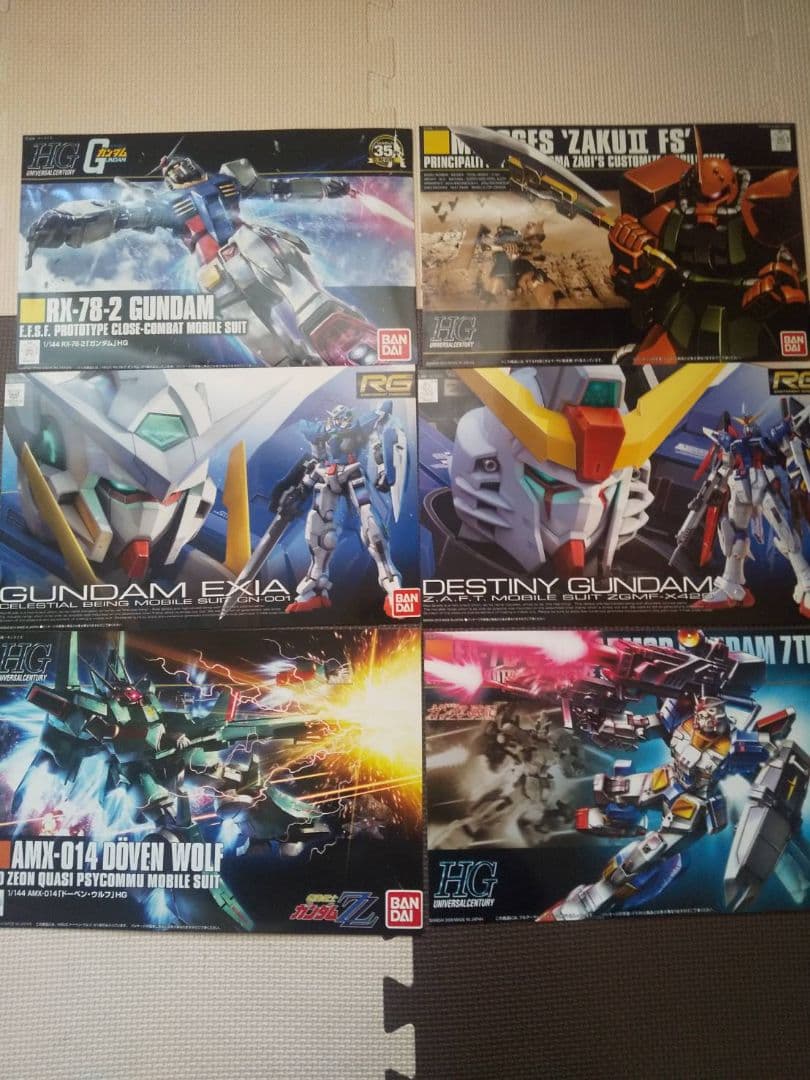 最終値引き 組立済みガンプラ 箱絵 まとめ売り ガンプラ 機動戦士ガンダム