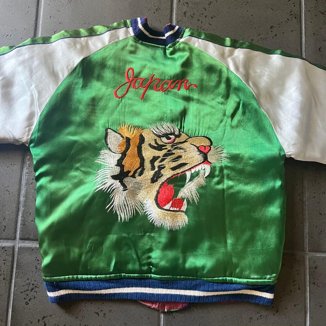 スカジャン⁄50s⁄ヴィンテージスカジャン⁄タイガーヘッド⁄顔虎 50s