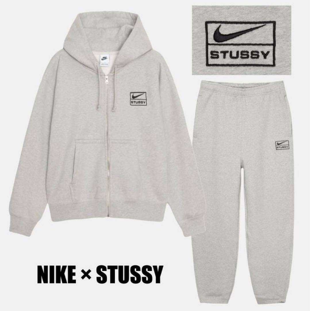試着品】STUSSY×NIKE コラボ ジップパーカー セットアップ - メルカリ