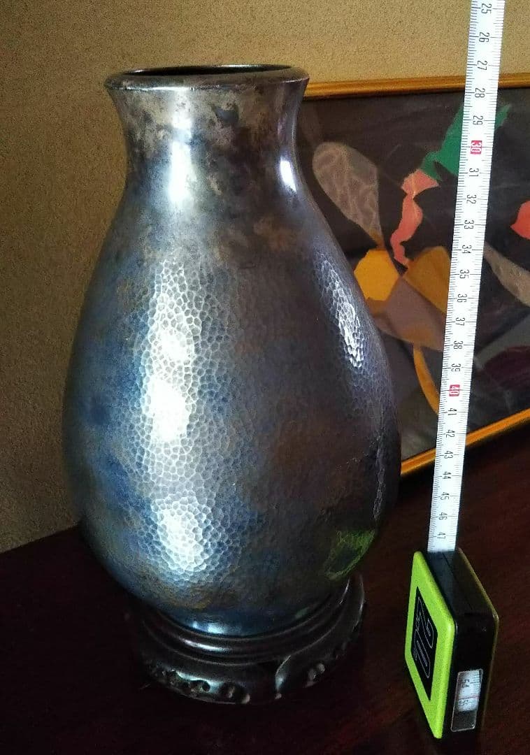 明治～大正 戦前 100年前 純銀 壺 【丸嘉製 】銀壷 - メルカリ