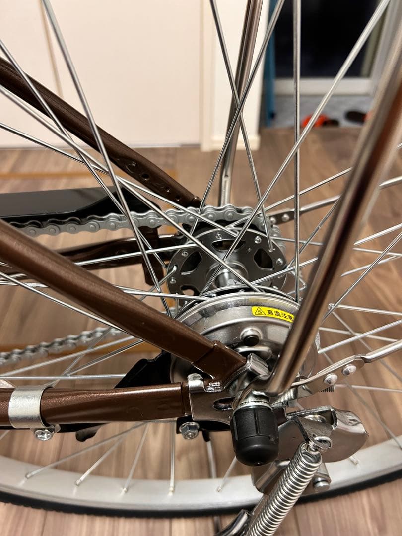電動自転車 ブラウン 26インチ三重県四日市市に引き取り限定 - メルカリ