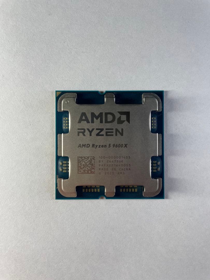 AMD Ryzen 5 9600X CPU バルク AM5 【ジャンク品】 楽天市場】AMD CPU Ryzen5 9600X AM5 6コア 12スレッド 3.9GHz TDP 65W