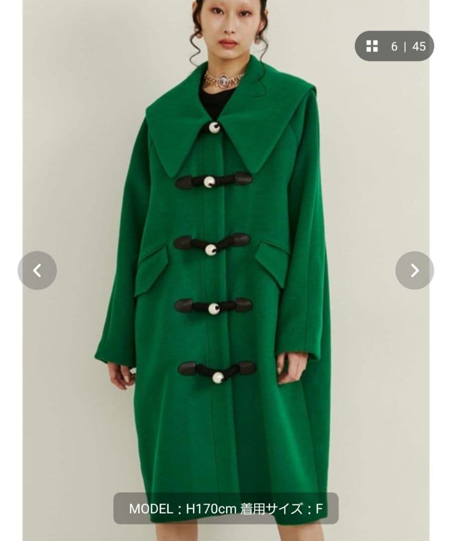 倖田來未着用パメオポーズダッフルコート - メルカリ