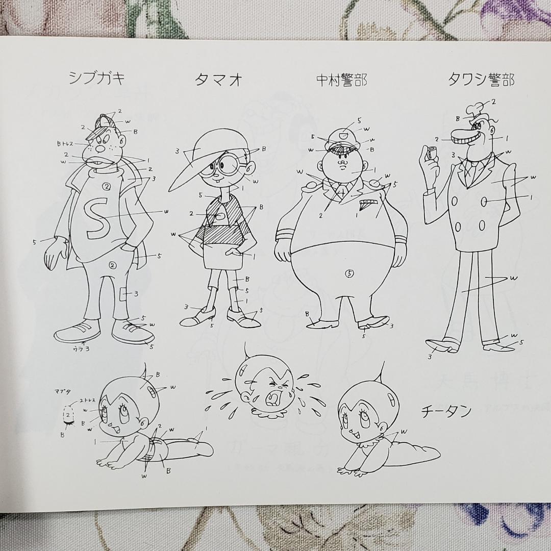 手塚治虫】◇『鉄腕アトム キャラクター設定書』虫プロダクション 台本