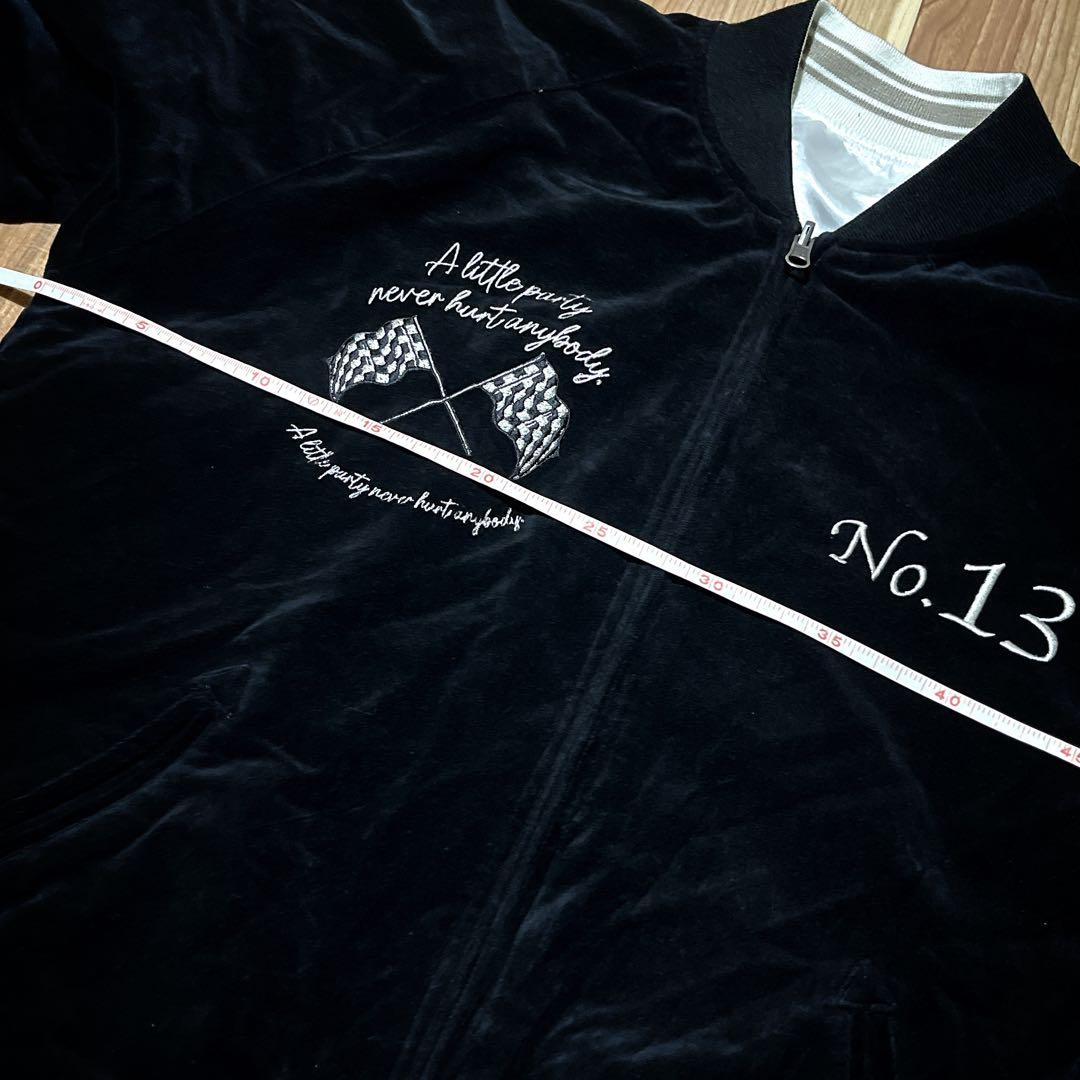 Schott ショット別珍 龍 刺繍 リバーシブル サテン スカジャン M