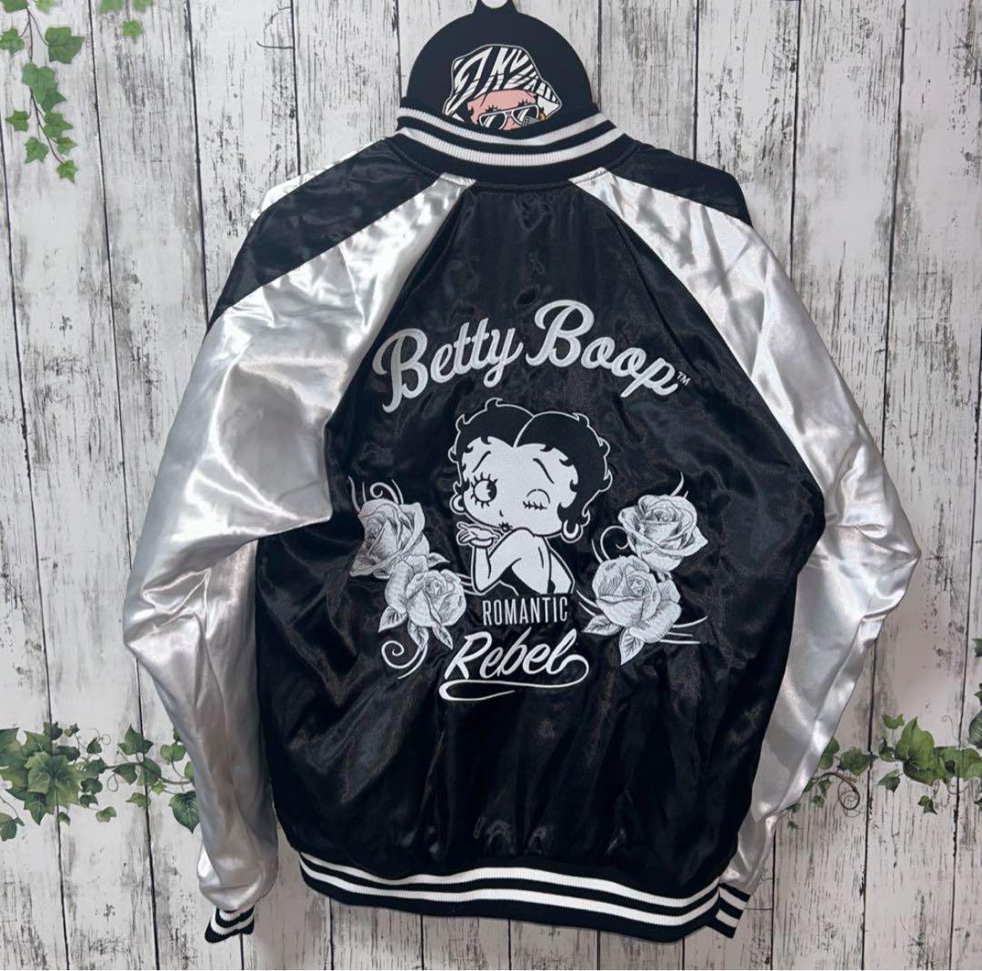 ベティブープ ベティちゃんスカジャン 刺繍 メンズ アウター L②