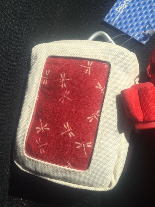 チケットホルダー 2個セット 白と赤 Black Lip's スノボー リフト