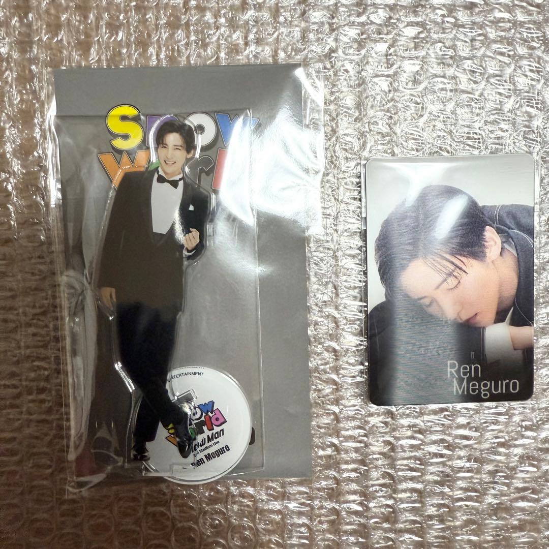 目黒蓮 アクリルスタンド チラ見カード - メルカリ