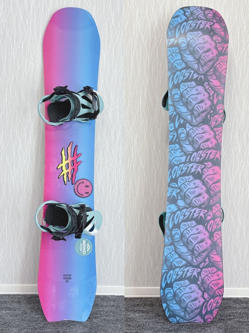 62超豪華❗️LOBSTER×FLUX メンズスノーボードセット☆スノボ154cm