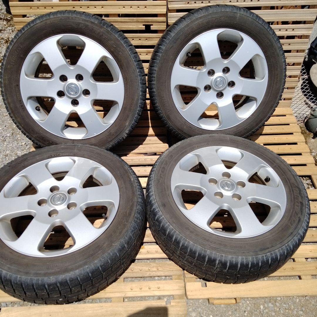 NISSAN ニッサン C25 セレナ純正 16インチ ~スタッドレス 程度良好品】ニッサン C25 セレナ 純正 16in 6J +45 PCD114.3 4本