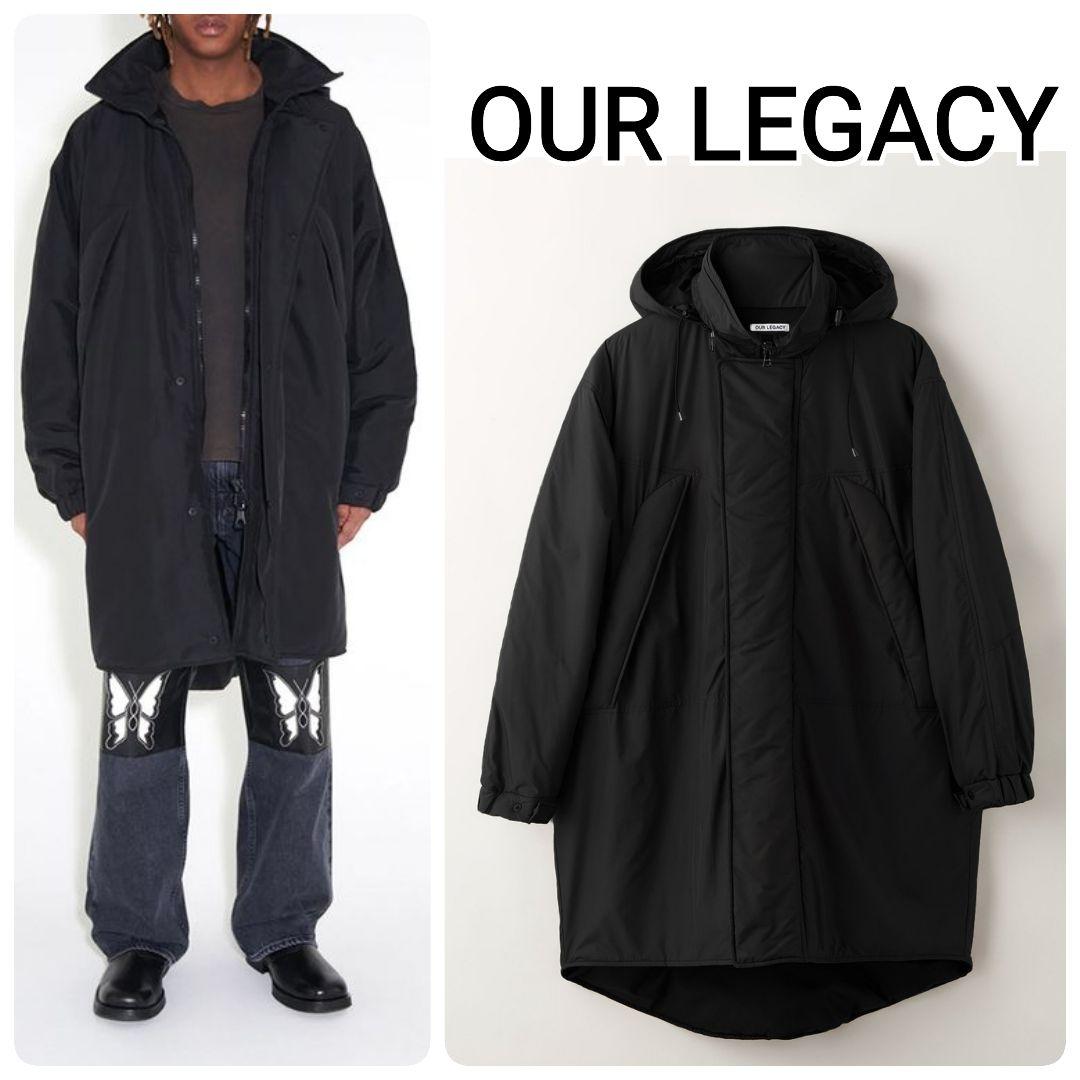新品】OUR LEGACY フェンリルパーカー 黒 46 モンスターパーカー
