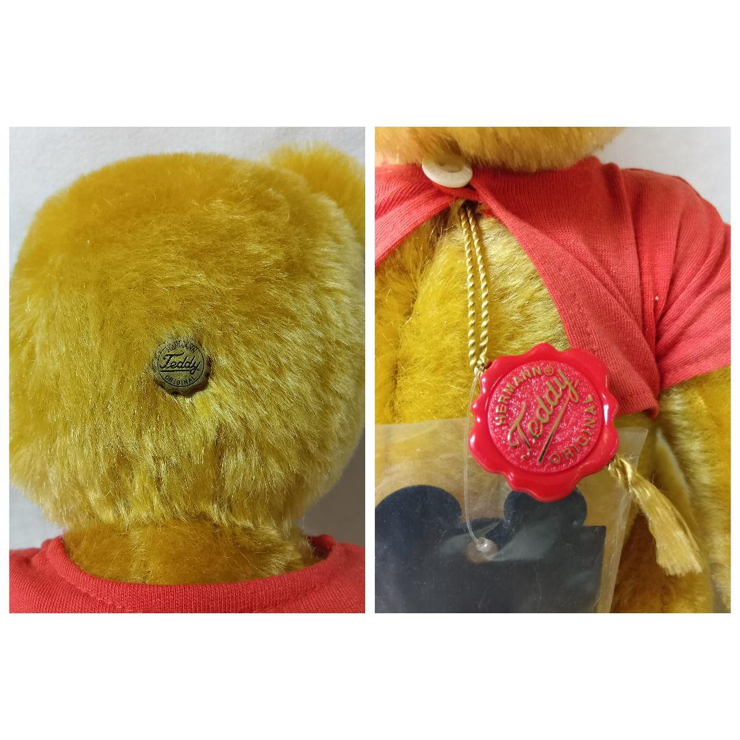 赤ハーマン社製ウィニー・ザ・プー　2001年　くまのプーさん　限定品　レア　美品