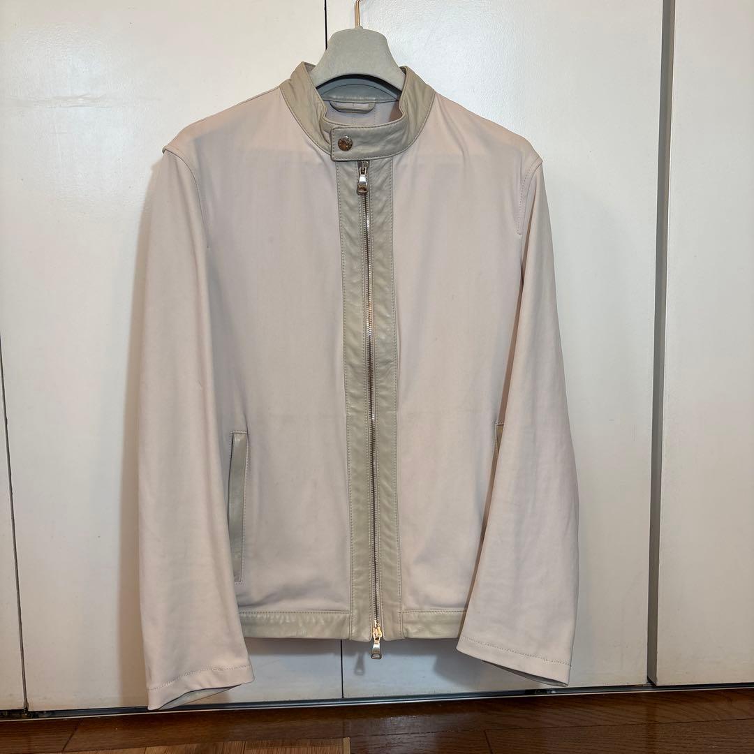 EMMETI】 混合素材シングルライダース - メルカリ