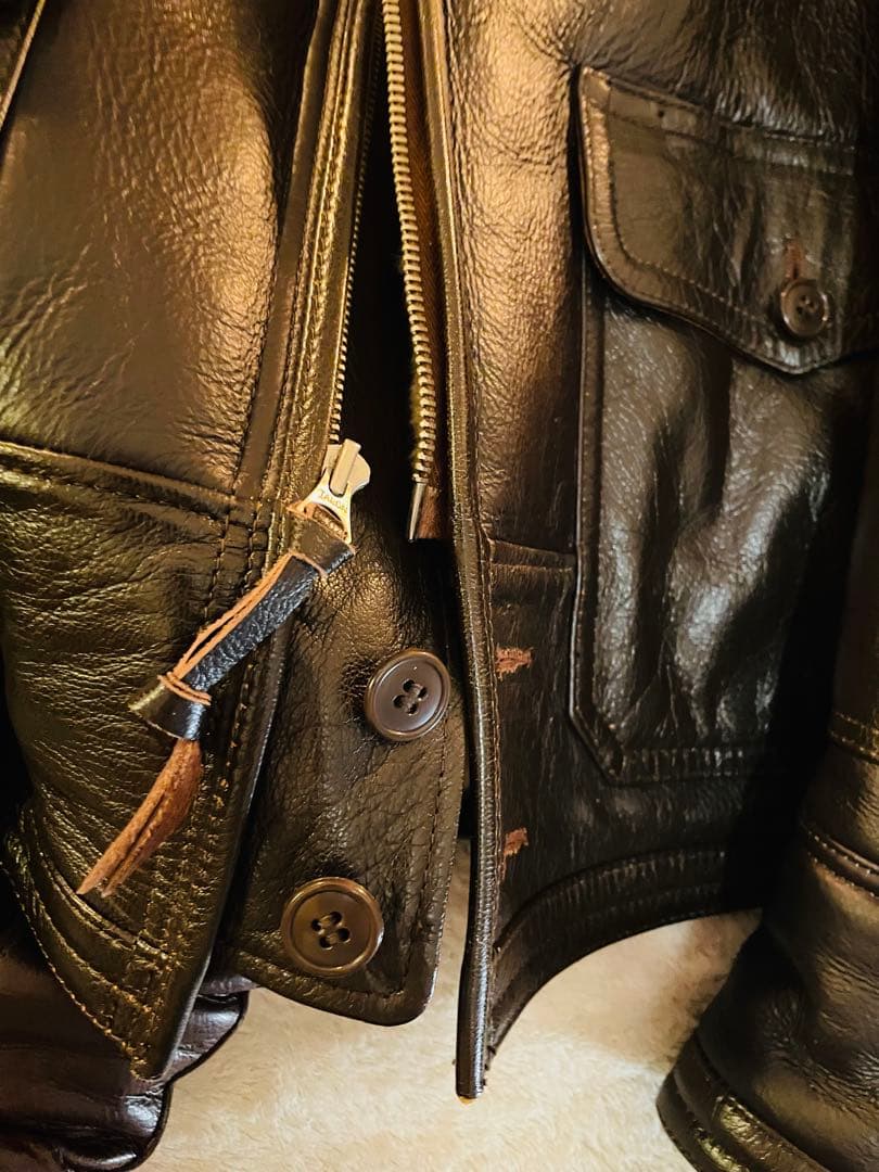 旧リアルマッコイズ BuAero US NAVY M-445A 無地 38 美品 - メルカリ