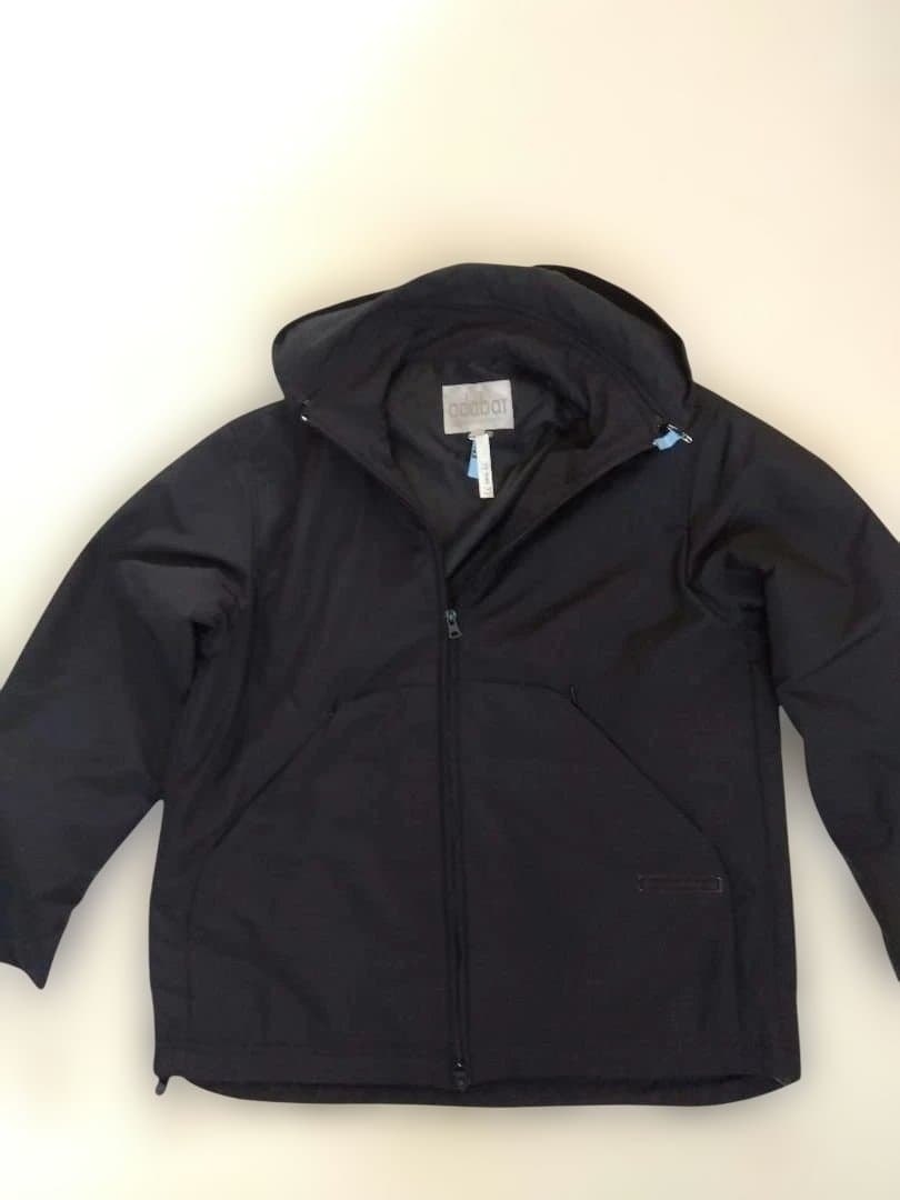 adabat 黒 ジャケット フード付き adabat（アダバット）の「◇フード付き ロングダウン（ダウン