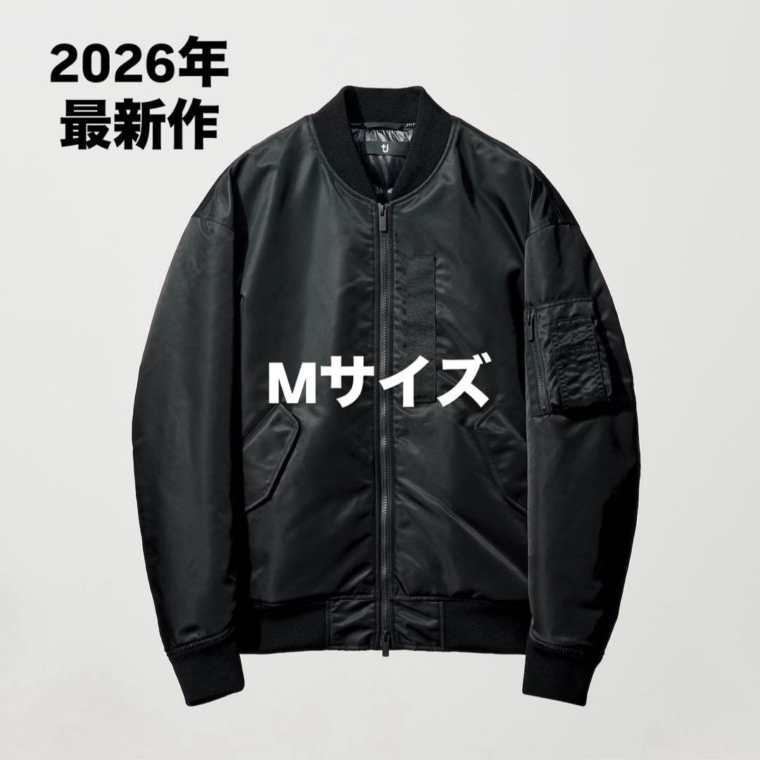 最新作UNIQLOx+Jハイブリッドダウン オーバーサイズ MA-1／M - メルカリ