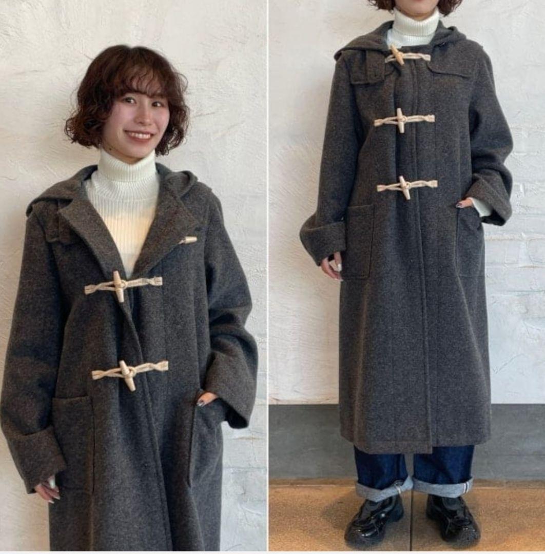 ほぼ新品　BEAMS BOY グレー ダッフルコート 中古・古着通販】BEAMS BOY (ビームスボーイ) ロングダッフルコート