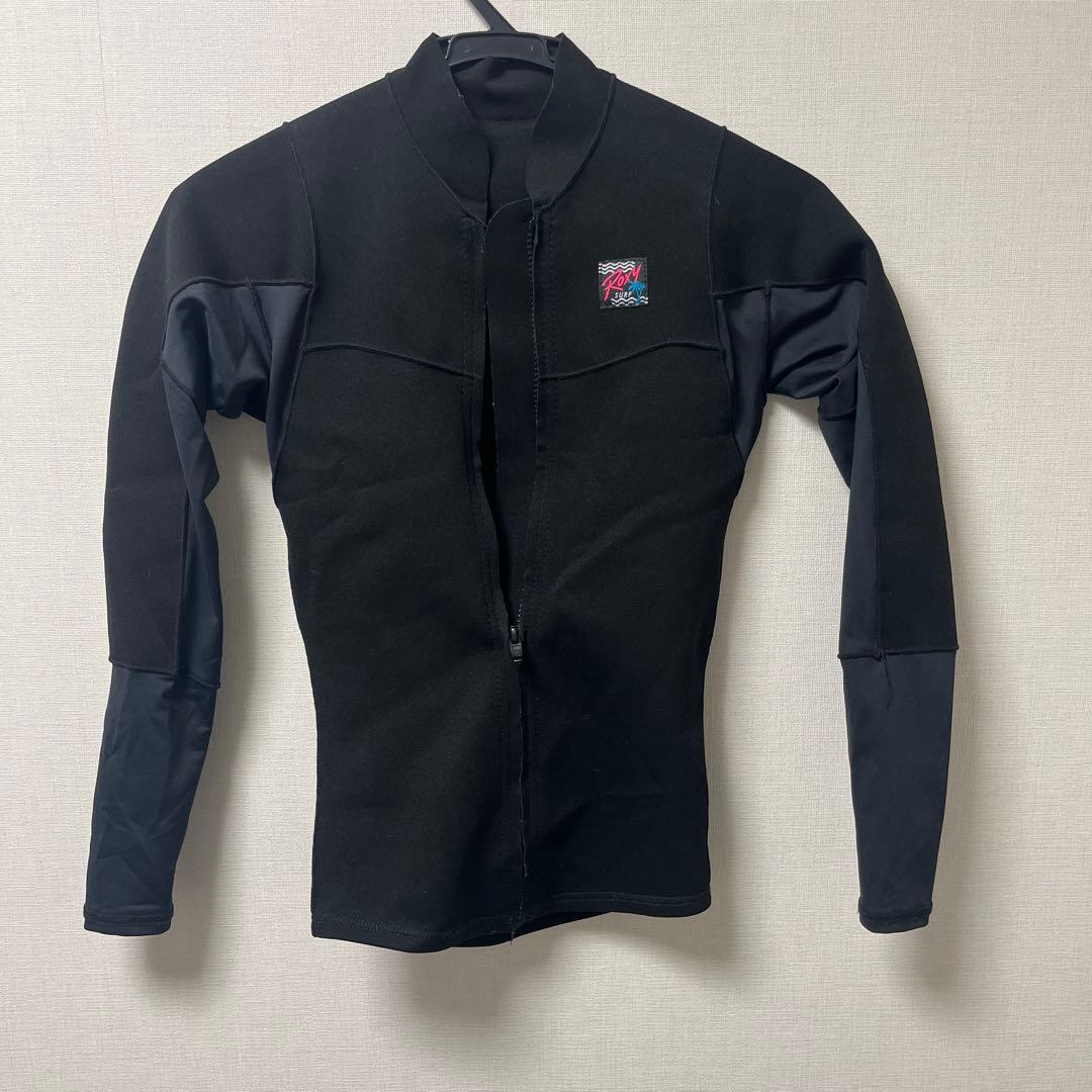Roxy タッパー ブラック フルスリーブ ROXY（ロキシー） 23 ROXY 長袖タッパー ウエットスーツ フロント
