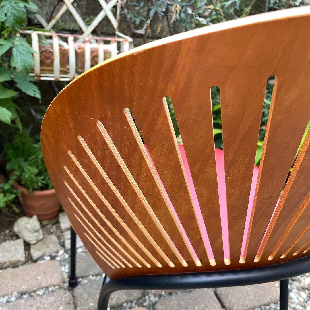 デンマーク フレデリシア 椅子 ナナディツエル 赤 ウェグナー 北欧