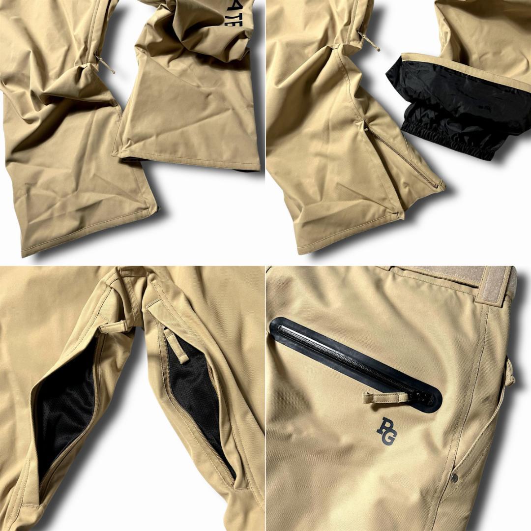 ベージュ パーリーゲイツ 定価10.4万 防水防風 上下セット スノー