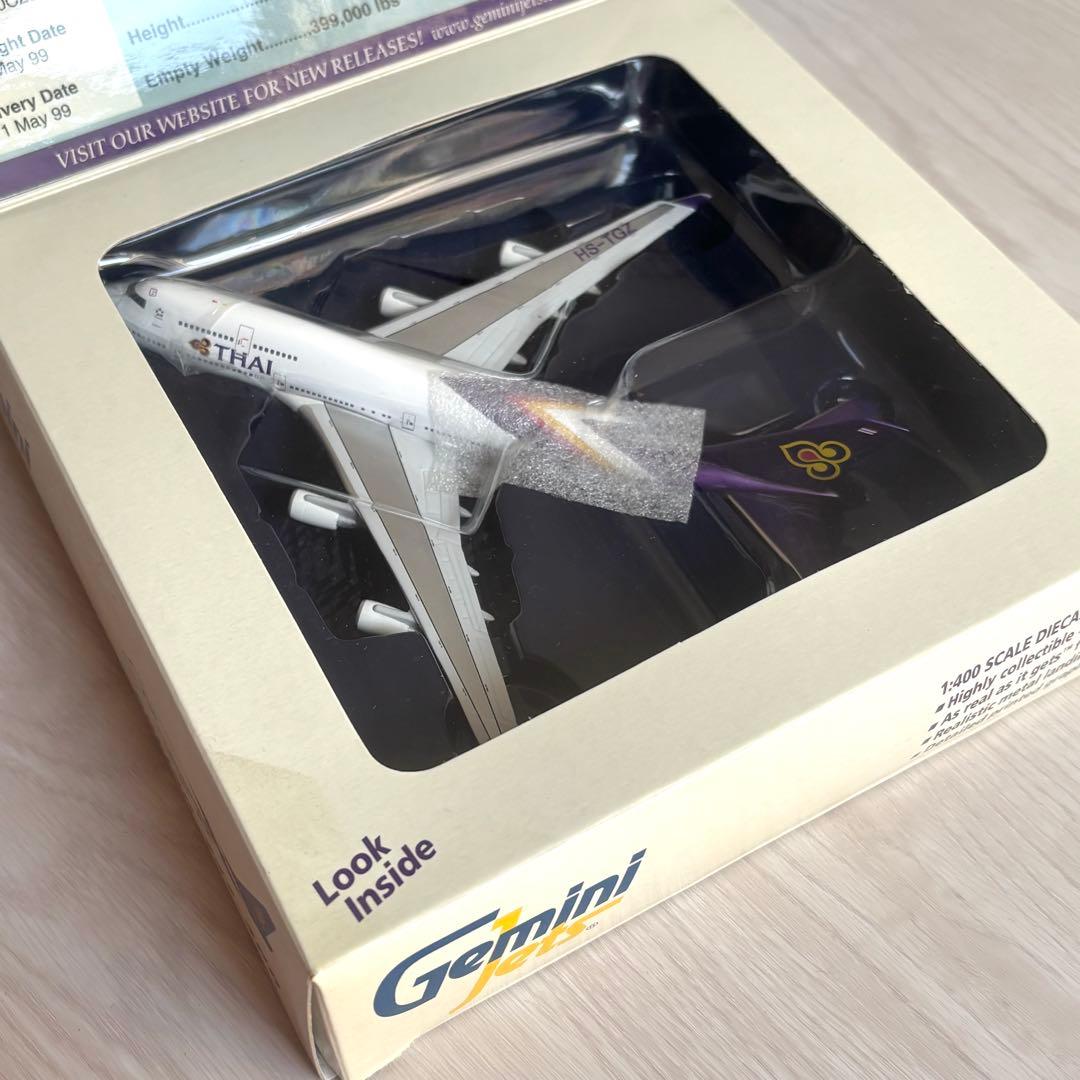 Gemini 1/400 B747-400 THAI タイ航空 - メルカリ