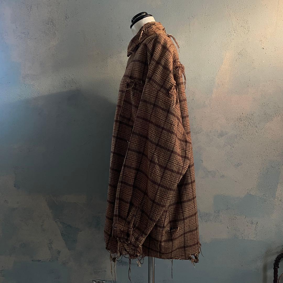 90's grunge “XL“boro flannel shirt