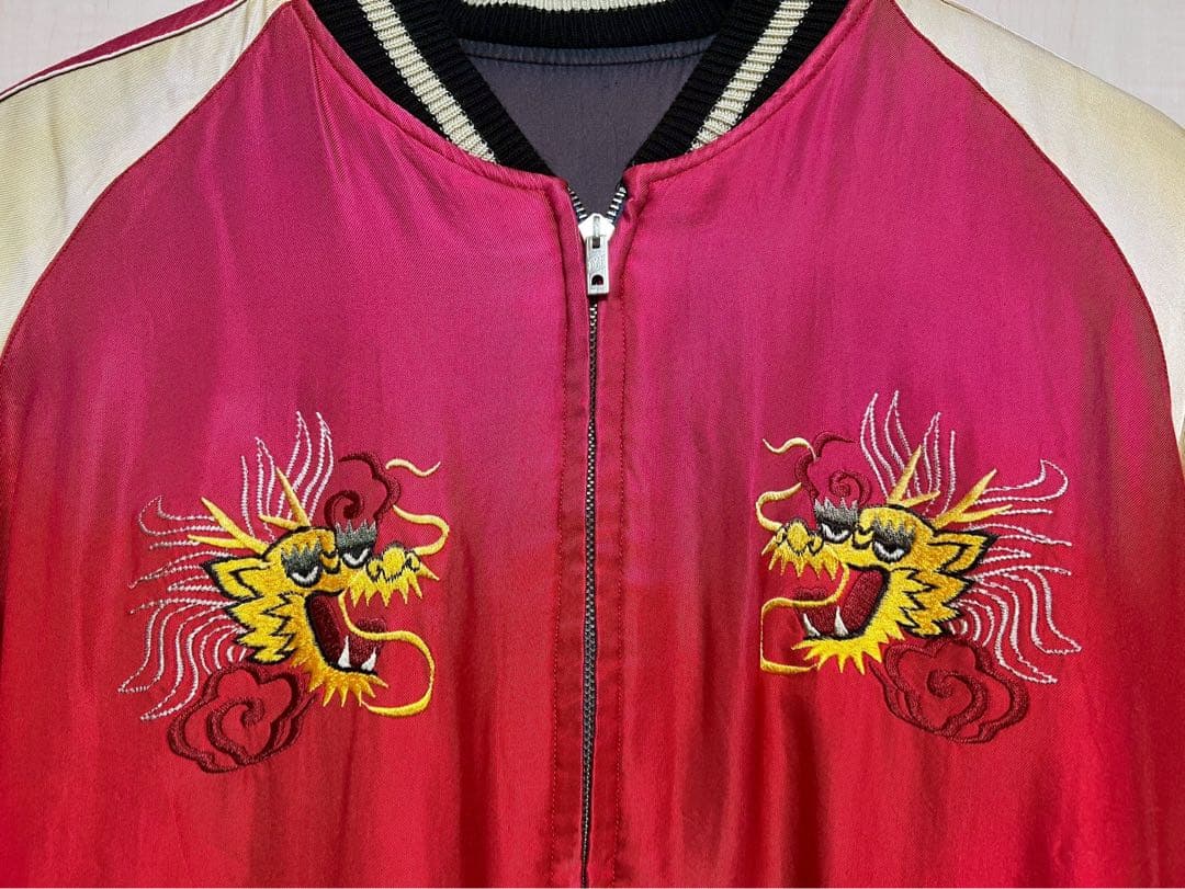 限定SALE！レア！テーラー東洋 エイジングモデル 蛇髑髏 龍 黒 赤