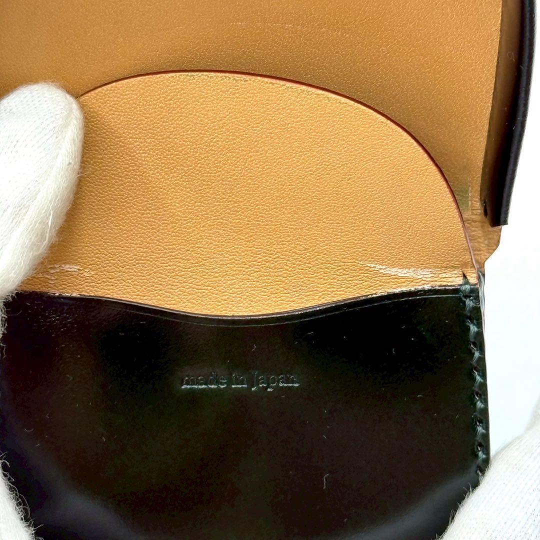 現行✨未使用品】ガンゾ コードバン 馬蹄型コインケース ダーク