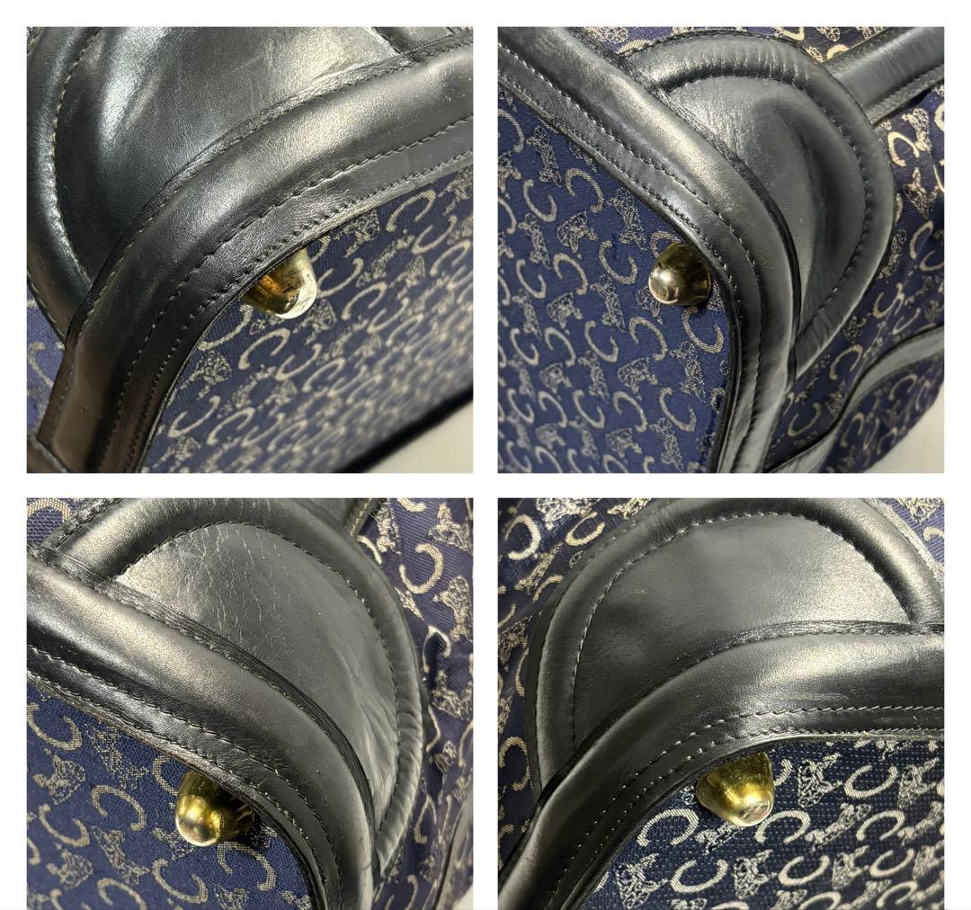 OLD CELINE オールド セリーヌキー付きボストンバッグ【がま口開口希少】