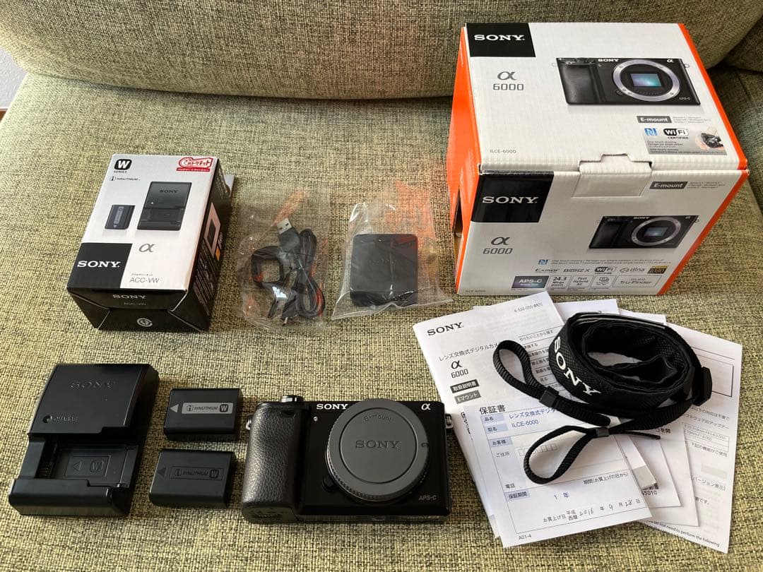 SONY α6000 ボディ(予備バッテリーと充電器付き) 楽天市場】期間限定値引き中！ SONY NP-FW50 互換充電器（USB充電式