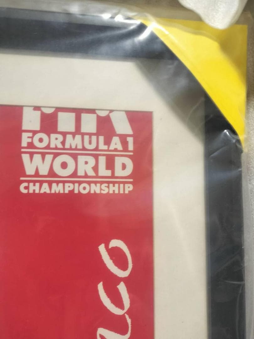 ◇アイルトンセナ F1 モナコGP オフィシャルポスター 1992年 - メルカリ