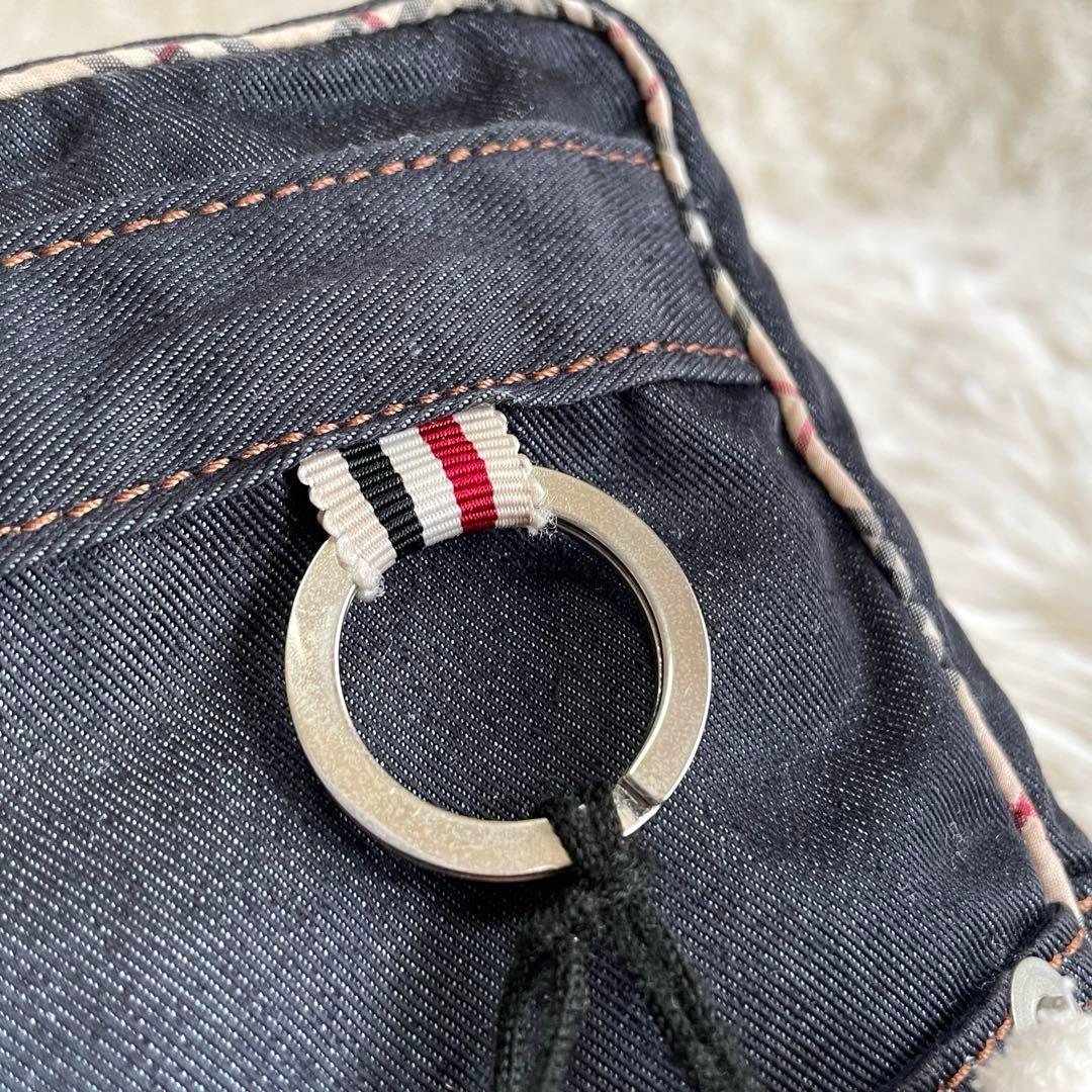 希少◾️美品✨バーバリー キッズ デニム ボディバッグ ワンショルダー