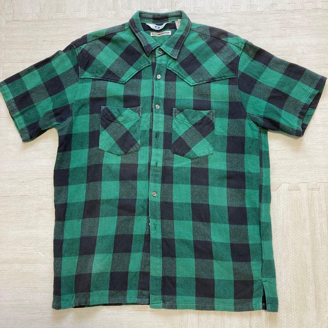 GOODENOUGH x ELECTRIC COTTAGE ブロックネルシャツ - メルカリ
