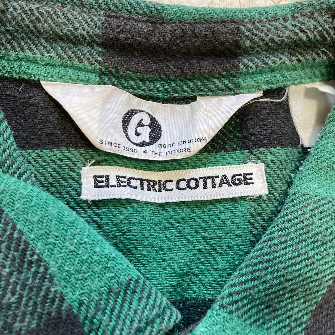 GOODENOUGH x ELECTRIC COTTAGE ブロックネルシャツ - メルカリ