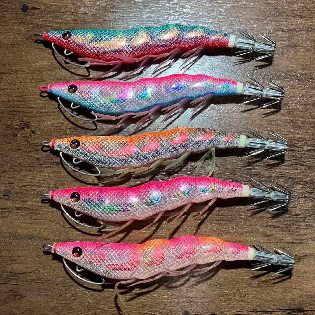 新品中古混在 EZ-Q キャスト パタパタ 廃盤カラー 3.5号 5本セット