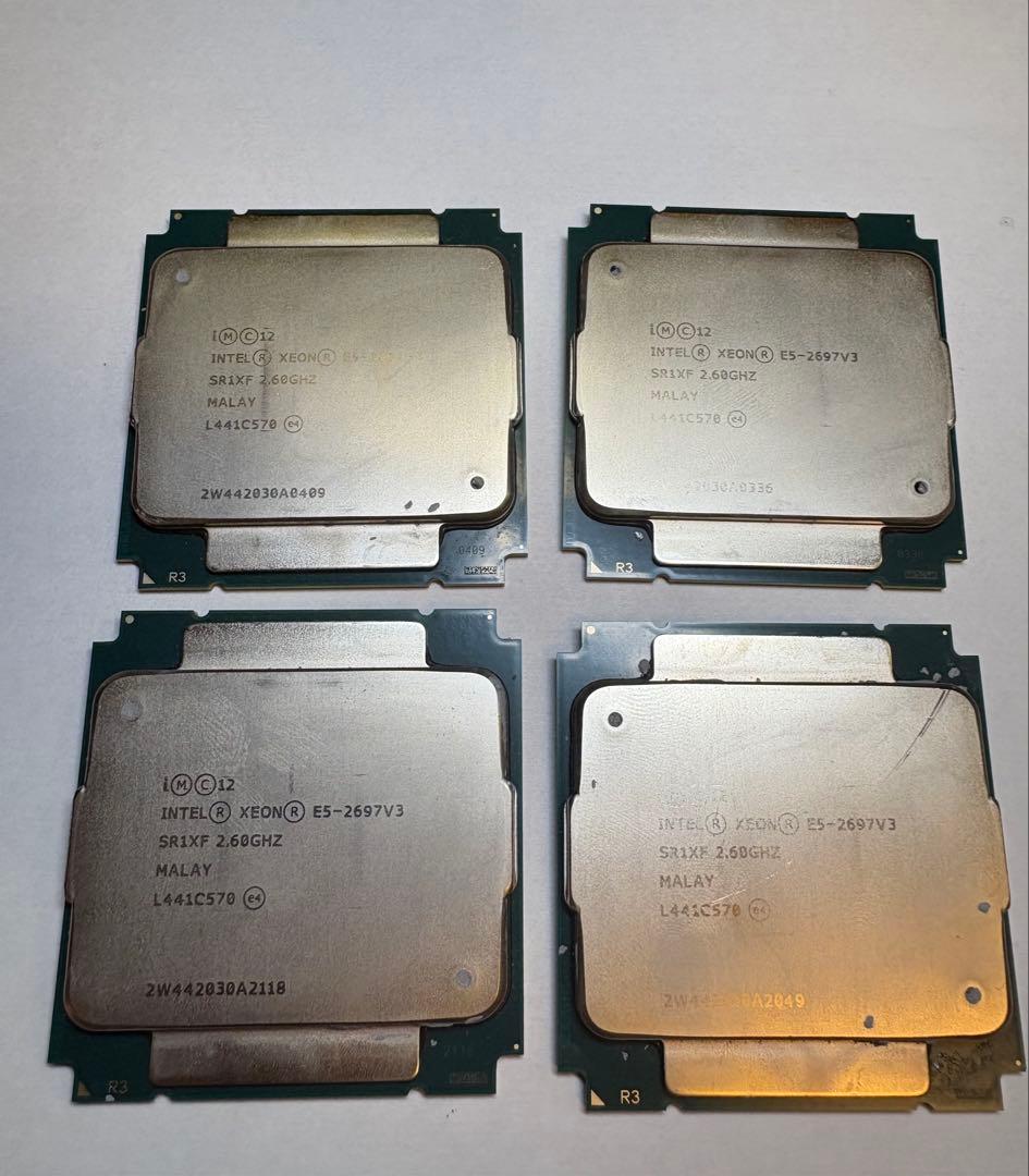 Intel Xeon E5-2697 V3 4個セット サーバー用CPU - メルカリ