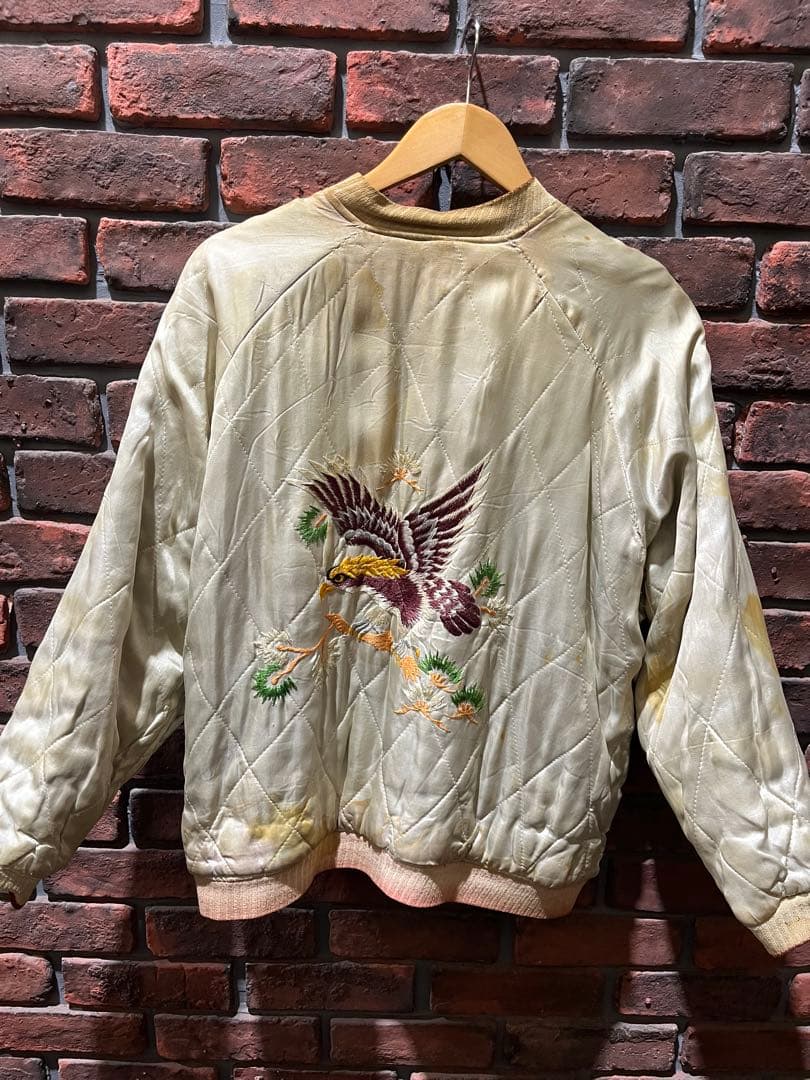 スペシャル 50s スカジャン 別珍 五重塔 富士山 オリジナル - メルカリ