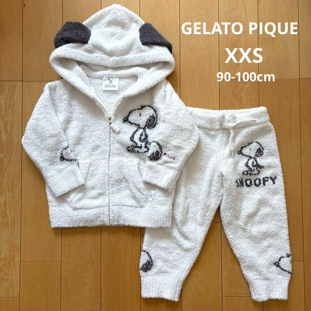 ジェラートピケ PEANUTSスヌーピー セットアップ パーカー 90 XXS