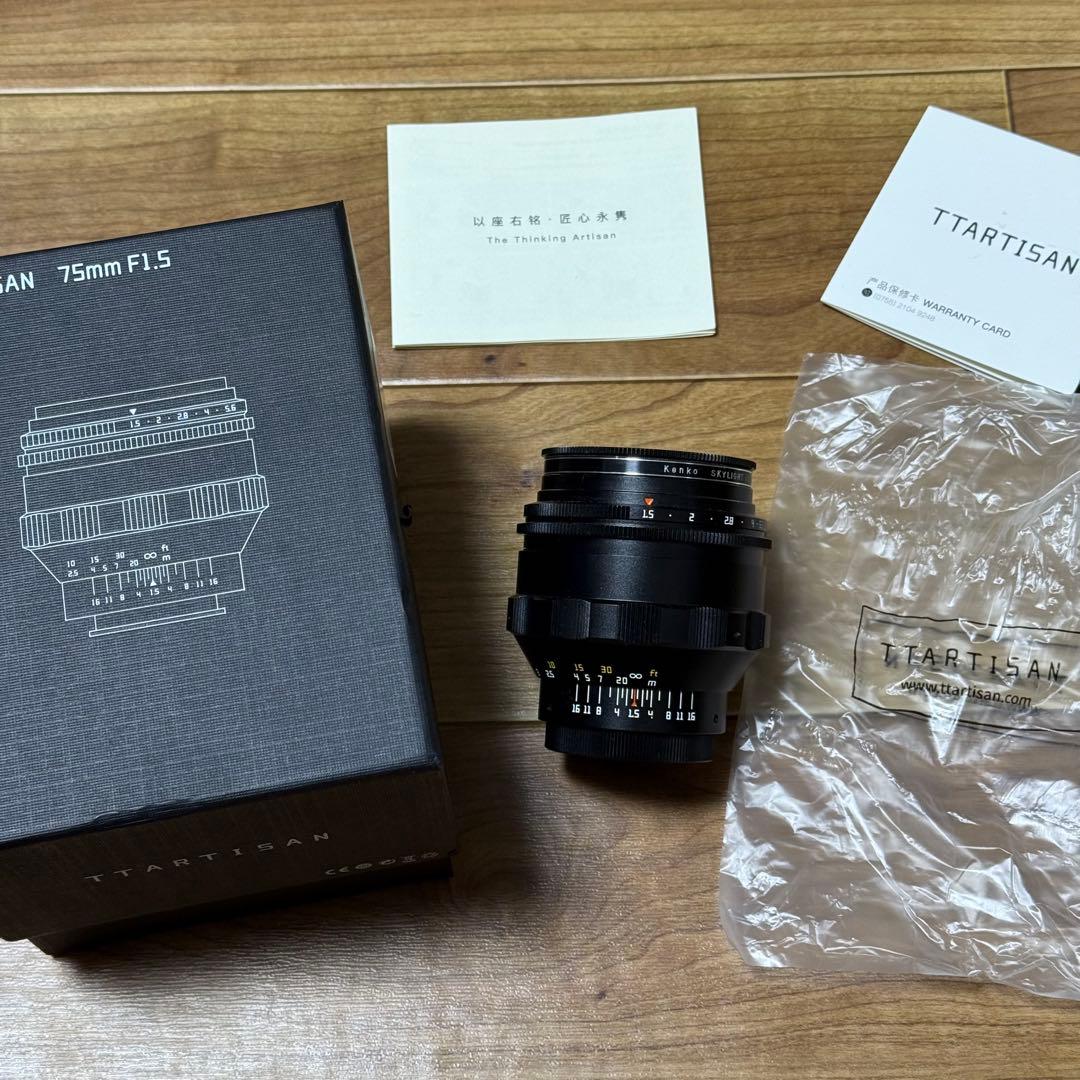レンズ(単焦点) TTartisan 75mm F1.5 M42 41tkBYRQ4jL.jpg