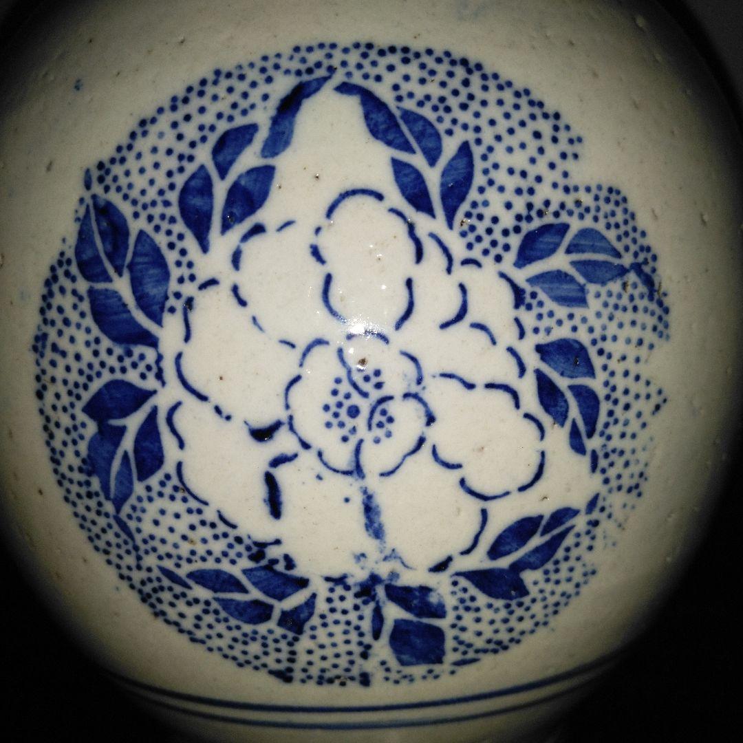 NO612 会津本郷焼 印版徳利 幕末～明治 - メルカリ