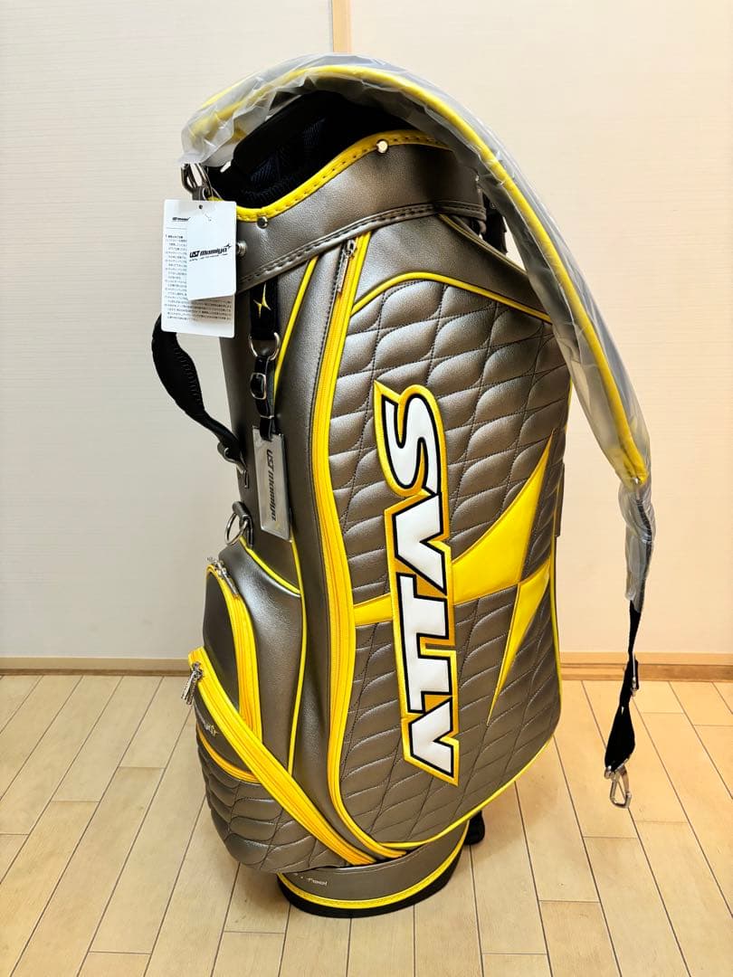 新品】タグ付き スタンドキャディバッグ USTマミヤアッタス 限定モデル