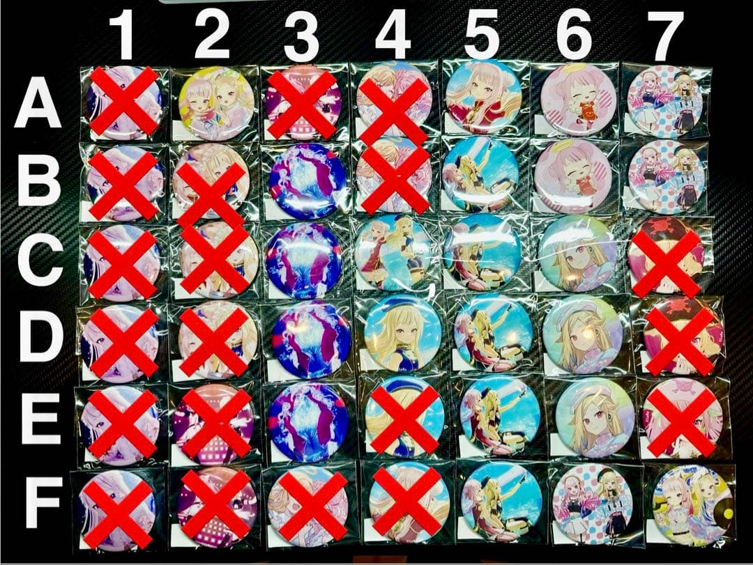 ヒメヒナ 缶バッジ 4ページあります ばら売り 新春運だめし！ヒメヒナ缶バッジガチャ2026 - 新春運だめし