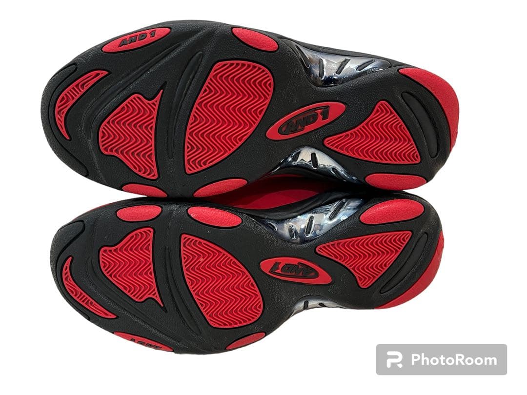 AND1 アンドワン タイチミッド 赤黒 27.5 - メルカリ