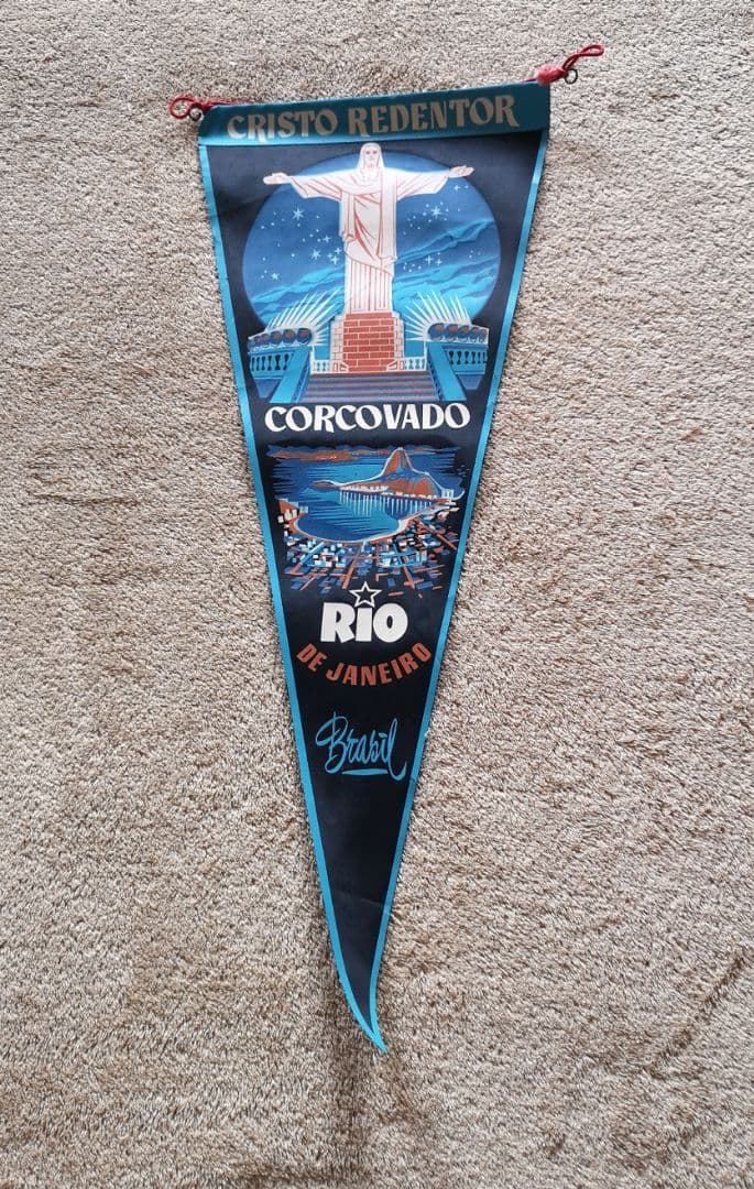 【ブラジル　1970　アンティーク】記念ペナント　21枚　まとめ売り