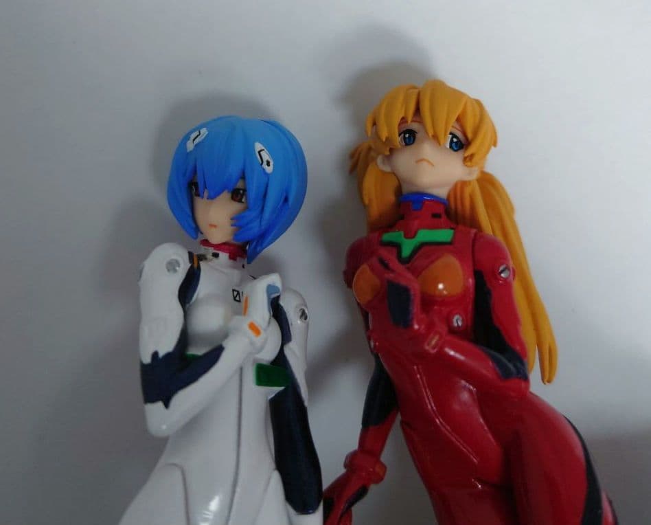 ヤングエース付録 エヴァンゲリオン アスカ＆レイフィギュア12体セット